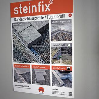 steinfix Hartplakat für Shops